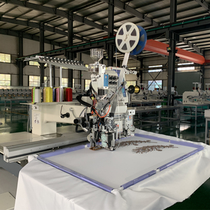 Kép hạt Thiết bị tự động vi tính Một đầu máy thêu đa màu sắc 12 15 đa kim nhà máy một đầu ngọc trai hai hạt - Product Image 3