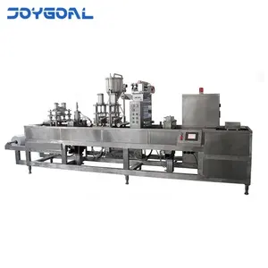 full automatic PET plastic cup blister thermoforming filling and sealing packing packaging machine factory price