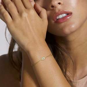 Şanslı göz Charm takı parti hediyeler zirkon kadın el bilezikler 14K altın renk türkiye nazar bilezik için kadın - Product Image 2