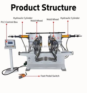 Machine de cintrage hydraulique à double tête pour tuyaux, cintrage de tuyaux en fer et de tuyaux carrés pour la fabrication de sièges - Product Image 6