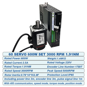 Servomotor 1.91Nm con kit de controlador 3000RPM Hybrid Servo Set 220V 3.5A <span class=keywords><strong>60ST</strong></span>-<span class=keywords><strong>M01930</strong></span> + SDD01LA08F - Product Image 2