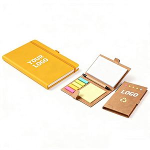 Professional Wholesale <b>A6</b> Hardcover Note Books for Office Business Promo Gift 80 Sheets Pu Leather Notebook Logo - Product Image 1