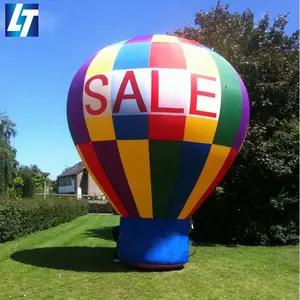 价格便宜的广告气球热气充气地面气球出售