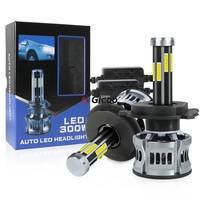 360 bombilla de luz de coche H11 H7 Led 9006 Canbus accesorios para automóviles 360 12V H13 H4 9005 Luces Focos Kit 9005 H4 faros Led
