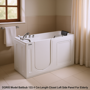 Bañera Modelo DORIS de 133.4 cm de Largo con Panel Lateral Izquierdo Cerrado para Personas Mayores - Product Image 3
