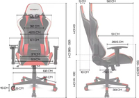 Chaise de jeu professionnelle Drift Gaming en cuir noir/blanc, accoudoirs réglables 2D, vérin à gaz 2 positions, pivotante, design moderne papillon, métal
