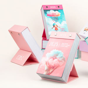 <span class=keywords><strong>Petit</strong></span> <span class=keywords><strong>calendrier</strong></span> de bureau à impression personnalisée <span class=keywords><strong>Calendrier</strong></span> de bureau à rabat debout - Product Image 3