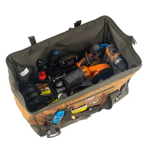 2024 Customized 600 Denier Garden Tool Bag For Electrical Tools Bag Pack