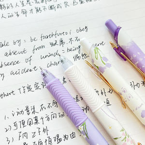 छोटे ताजा डेज़ी जेल कलम रचनात्मक फूल छात्र स्टेशनरी 0.5mm काले तटस्थ कलम - Product Image 4