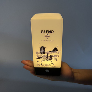 Lampada da Tavolo LED Ricaricabile USB, Luce Notturna Luminosa Moderna con Logo Personalizzato per Feste, Discoteche, Bar, Ristoranti, Decorazione Scrivania - Product Image 1