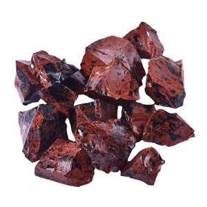 Bán Buôn Tinh Thể Tự Nhiên Nguyên Đỏ <span class=keywords><strong>Obsidian</strong></span> Tăng Năng Lượng Tinh Thần Bán Quý Đỏ Đá Thô Cho Phong Thủy Trang Trí - Product Image 5