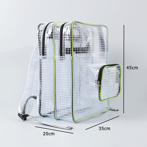 Sac à dos en PVC ESD haute capacité et épaisseur avec fermeture éclair, antistatique, pour salle blanche, pour l'industrie électronique - Product Image 2