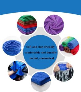 Hot Sale Custom Logo Cleaning Cloth Polishing Car Microfiber Cloth Car Kitchen <strong>Towels</strong> <strong>Micro</strong> <strong>Fibre</strong> <strong>Towel</strong> Microfiber <strong>Towel</strong> - Product Image 6
