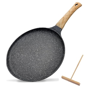 Padella in <span class=keywords><strong>Pietra</strong></span> Medica per Bistecche, Uova, Pancake e Pizza, Antiaderente, in Alluminio, per Uso Domestico - Product Image 1