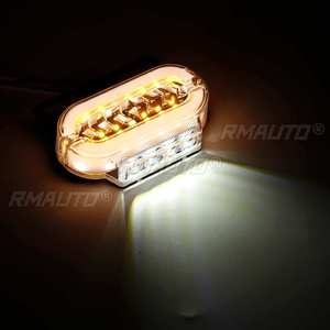 4/6/10x 29LED 24V Flash Side <b>Marker</b> Signal Light Warning Lamp for Truck Trailer Red/ <b>White</b> / Amber / Green / Blue - Product Image 3