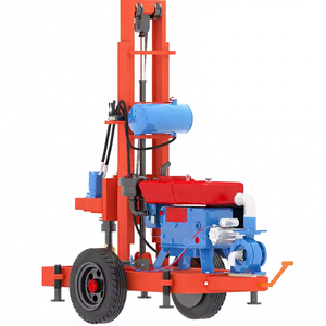 Mini machine portative de plate-forme de forage de puits d'eau pour le sol profond pour les essais de sol de l'Afrique avec les composants de noyau de vitesse et de pompe - Product Image 1