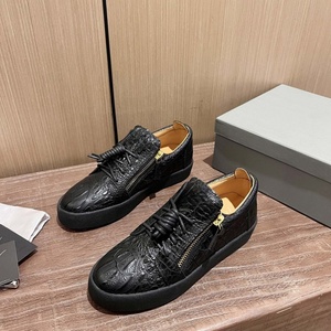 Zapatillas <span class=keywords><strong>de</strong></span> Lujo <span class=keywords><strong>de</strong></span> Alta Calidad para Hombre, Zapatos Casuales <span class=keywords><strong>de</strong></span> Cuero Genuino para Mujer, Marca GZ, Zapatos Deportivos <span class=keywords><strong>de</strong></span> Tenis, Mocasines con Cierre, Tallas 35-48 0017 - Product Image 1