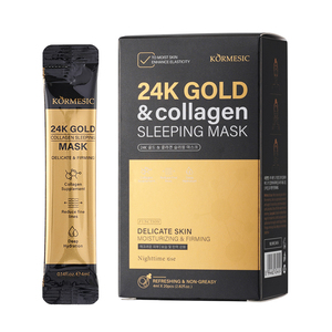 KORMESIC Masque Facial Hydratant 24K Or Collagène, Certifié Bpom, Vente en Gros, 80ml, Améliore l'Hydratation Cutanée, Masque de Nuit - Product Image 6
