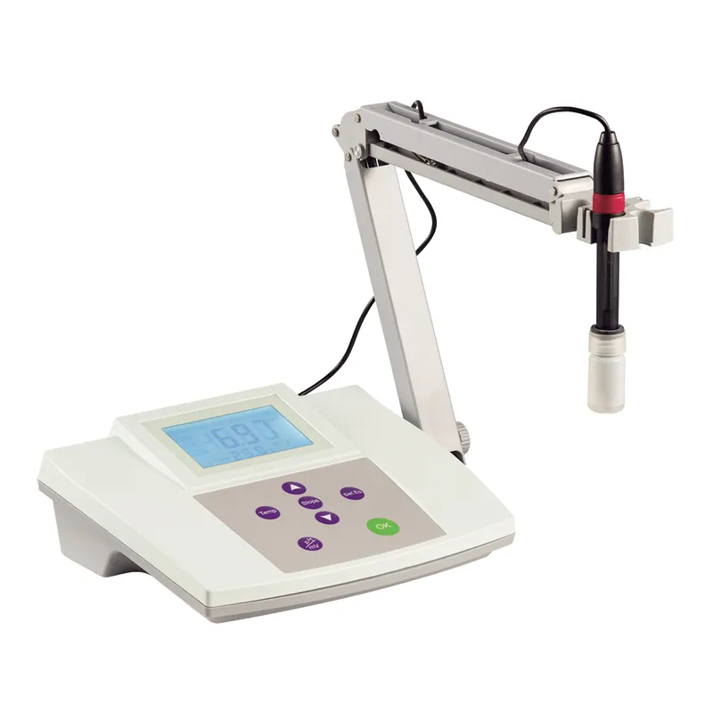 China Groothandel Phs-25 Digitaal Type Zuurgraad Testen 3 Kalibratiepunten Bench Top Geleidbaarheid Lcd Laboratorium Ph Meter