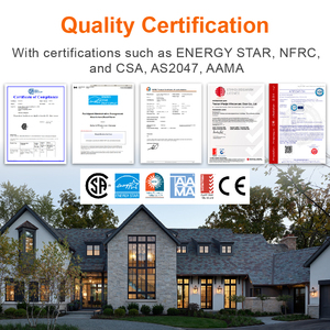 <span class=keywords><strong>Ce</strong></span> nfrc âm thanh bằng chứng đôi tráng men Cửa Sổ Phòng ăn biệt thự cửa sổ nhựa sản xuất <span class=keywords><strong>PVC</strong></span> nướng pháp cửa sổ - Product Image 6