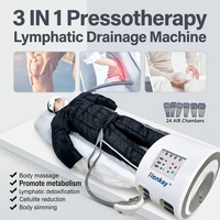 Appareil de pressothérapie professionnel à 24 chambres, drainage lymphatique, meilleure machine de pressothérapie infrarouge