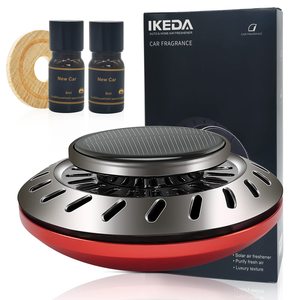 Purificador de Aire para Auto Ecológico con Energía Solar y Difusor de Aromaterapia con Soporte de Ventilación de Aleación de Aluminio para Eliminar Olores - Product Image 3