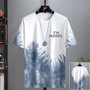 Camisetas Oversize de Sublimación para Hombre Más Vendidas, OEM Personalizadas de Poliéster con Sensación de Seda Helada, Camisetas Formales Estampadas en Blanco - Product Image 5