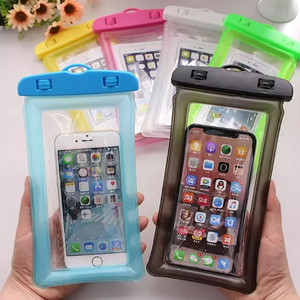 Grande pochette étanche pour téléphone, support transparent universel pour téléphone portable, sac étanche avec cordon de <span class=keywords><strong>cou</strong></span> pour la plage et la piscine - Product Image 1