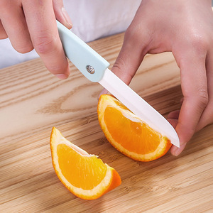 Couteau à fruits en céramique pour la cuisine, couteau à fruits, couteau pliant à chaîne, éplucheur miniature portable pour la maison, couteau pour aliments pour bébés - Product Image 4