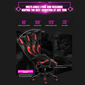 <span class=keywords><strong>Sedia</strong></span> <span class=keywords><strong>da</strong></span> <span class=keywords><strong>Gaming</strong></span> ALINUNU con Logo Personalizzato, RGB, <span class=keywords><strong>Ergonomica</strong></span>, con Massaggio e Cuscino Lombare - Product Image 4