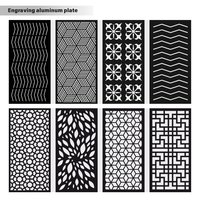 Panneaux de conception de revêtement en aluminium massif en métal pour extérieur d'usine Panneaux de perforation Façade murale Bardage métallique