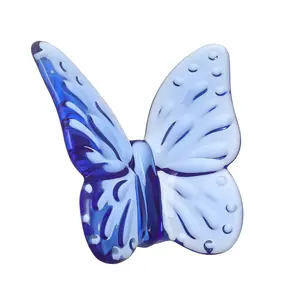 Crystal Flying Butterfly Figurines Collectible Crystal Insects Home Decor Ornaments