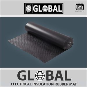Industrial Electrical Insulation <b>Rubber</b> Mat High Voltage Safety <b>Flooring</b> Anti Slip <b>Rubber</b> Sheet for Panel Rooms and Plants - Product Image 3