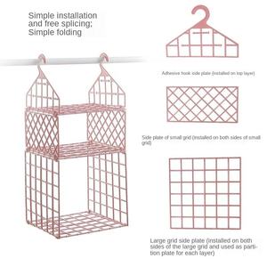 Wardrobe <b>Storage</b> Rack <b>Clothes</b> Organizer Multilayer Shelving Multifunctional Clothing <b>Storage</b> Basket Hangers - Product Image 6