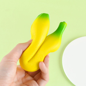 Modelo de plátano simulado de PU, juguete exprimible, decoración para el hogar, escaparate de tienda, accesorios de fotografía - Product Image 3
