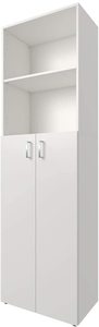 FACILE DA mobelando Kombi Regale Beistellschrank Aktenschrank Standschrank Schrank <span class=keywords><strong>Buro</strong></span> Trio 32 Wei - Product Image 6