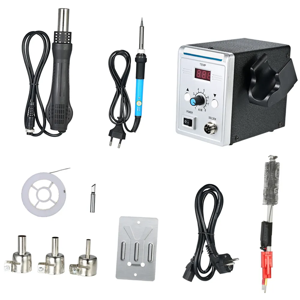 700W High Quality Electric Soldering Station LED Digital Solder Iron Desoldering Station Repairing Tool