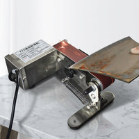 Affûteur de couteaux électrique automatique robuste en acier inoxydable à refroidissement par eau, qualité DIY, 110V/220V