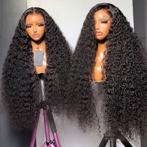 Parrucca Frontale HD con Pizzo, Ondulata, <span class=keywords><strong>Capelli</strong></span> Brasiliani, Densità 180% 250%, <span class=keywords><strong>Capelli</strong></span> Umani Vergini per Donne Nere, Pizzo Svizzero Trasparente - Product Image 2