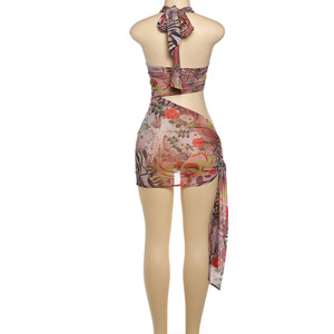 Nuovi arrivi Boutique 2025 <span class=keywords><strong>moda</strong></span> estiva Beachwear maglia abiti da donna scava OuYaan - Product Image 5