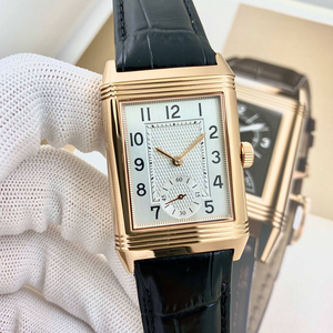 Designer <b>Mechanical</b> <b>Watch</b> Reverso Reversible Dual-time Zone Waterproof Automatic <b>Mechanical</b> square <b>Watch</b> - Product Image 3