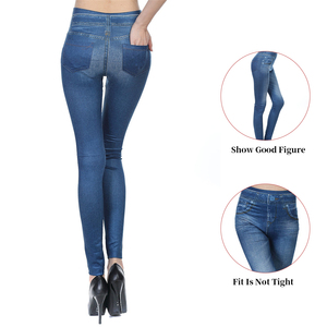 กางเกงทรงดินสอเอวสูงระบายอากาศได้ดีเป็นมิตรต่อสิ่งแวดล้อมสำหรับผู้หญิง - Product Image 4