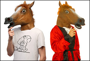 Accesorios, Máscara de Silicona con Cabeza de Caballo, Máscara de Animal para Decoración de Fiestas de Halloween - Product Image 2
