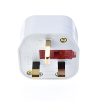 Prise de câblage britannique Type-G 3 broches fil électrique connecter AC 13A BS prise supérieure avec interrupteur à bascule indicateur rouge alimentation amovible