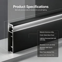 Listplank Aluminium Alloy Kelas Atas dengan LED, Garansi Kualitas, Ketahanan Warna, Pesanan Khusus, Penggunaan Komersial