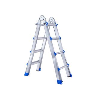 Certificat EN131 Petites échelles pliantes géantes en aluminium pliables extensibles portables en 4*4 étapes - Product Image 5