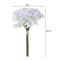 OH ARTS Produsen Bunga Artificial Terlaris, Bunga Hydrangea Sentuhan Alami untuk Dekorasi Pesta Bertema