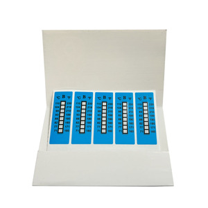 Étiquette autocollante indicatrice de température <span class=keywords><strong>YTX</strong></span> WDJ-<span class=keywords><strong>5</strong></span> de taille personnalisée 71C, autocollante, étanche, résistante à l'huile, couleur thermosensible - Product Image 5