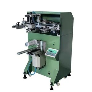 Round bottle Square bottle Semi Automatic Silk Screen Printing Machine Good Quality Milk Tea Cup Screen Printing Machine