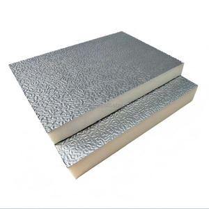 Conduits PUR à faible coefficient de conductivité thermique, conduits d'air pré-isolés en PU écoénergétiques, panneaux de conduits en <span class=keywords><strong>mousse</strong></span> rigide avec feuille d'aluminium - Product Image 1